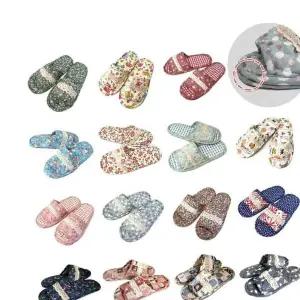 NEW 2중패드 퀼트쿠션화 면슬리퍼 덧신실내화 거실화