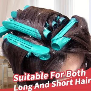 8개입 셀프 그립 플러피 볼륨 헤어 루트 클립 - 즉각적인 앞머리와 여성용 DIY 롤러