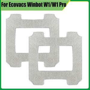 에코백스 윈봇 W1 / 프로 W2 옴니 창문 청소 로봇용 세척 가능 마이크로파이버 스팀  패드 교체 액세서리