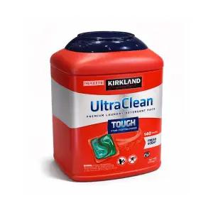 커클랜드 울트라클린 캡슐세제 140개입 대용량 세탁세제 고농축 세정력 · 얼룩제거 강화 · 프레시향캡슐형