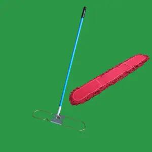 기름걸레 먼지흡착걸레 강당대걸레 리스킹자루 4자