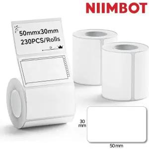 님봇 사각화이트50x30 라벨지 (NIIMBOT B1 B21 B31 라벨프린터용)