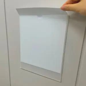 A4 서류꽂이 세로형 POP 투명꽂이 안내판 종이꽂이 메뉴판 게시판 아크릴 벽부착 케이스 가격표