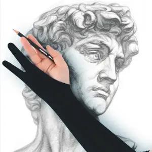 태블릿 장갑 드로잉용 펜태블릿 손가락 드로잉 장갑 오른손 보호 그림 캘리그라피 아티스트 장시간 손바닥