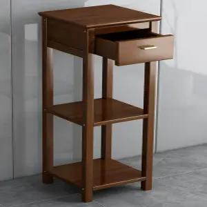 키큰 협탁 원목 소형 선반 우드 캐비닛 서랍 복도 거치대