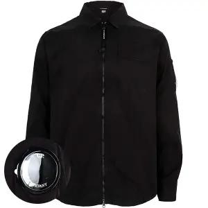 씨피컴퍼니 26SS 블랙 집업 오버 셔츠 RCCMOS705A 110143G 999