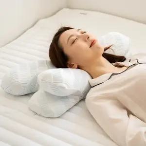 아토앤알로 1+1 커브셀 경추베개 목편한 메모리폼 기능성 여름용 베개
