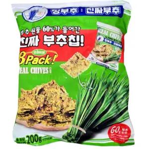 정부추 진짜 부추칩 스낵 200g