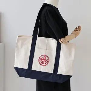 트레이더조 에코백 코튼 캔버스 가방 라지