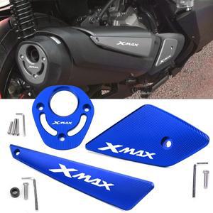 야마하 XMAX300 XMAX250 CNC 바이크 오토바이 배기 파이프 장식 보호 커버 및 액세서리