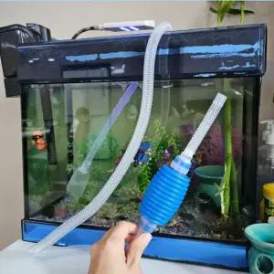 수조 어항 물갈이 사이펀 환수 펌프 사이펀 어항물갈이 환수펌프 어항자바라 어항환수
