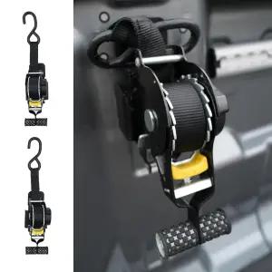 Kingna 2023-2026 쉐보레 콜로라도 GMC 캐니언 리트랙팅 스트랩과 호환되는 접이식 래칫 스트랩, 자동 수축