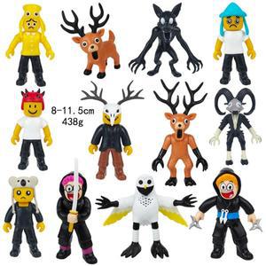 99 Nights In The Forest 피규어 장난감 사슴 부엉이 PVC 모델 어린이 크리스마스 선물