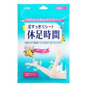 휴족시간 발바닥 종아리 다리 발 쿨링 시트 패치 6매입 1개