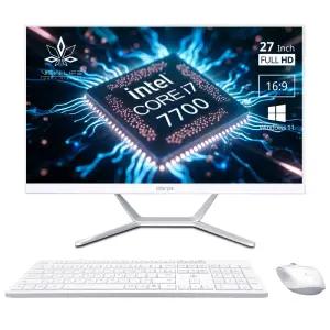뷰라이프 일체형PC 27형 Intel i7-7 정품 Win11 Pro 무선키보드마우스 포함