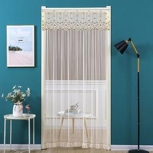 문커튼 모기 방지 파티션 펀치 없음 침실 장식 레이스 곤충 메쉬 홈 여름 플라이 증거 용품