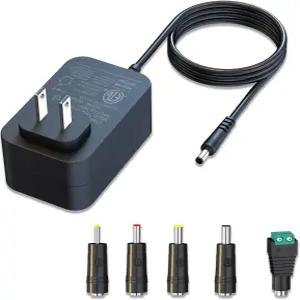 HY1C 15V2A 전원 어댑터 DC15V 0.1A 0.5A 1.0A 1.5A 1.7A 2.0A 30W(최대)와 호환되며 15V LED 조명 DJ