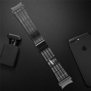 삼성 갤럭시 워치 6 클래식 스테인레스 스틸 스트랩 워치용 갭 없음, 7, 6, 5, 4, 40mm, 44mm, 5 프로, 45m