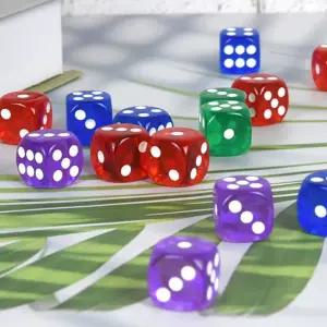 컬러 게임 주사위 10P 보드게임 미니 주사위/주사위/숫자/칼라/컬러/다면체/보드/게임/미니/6면체