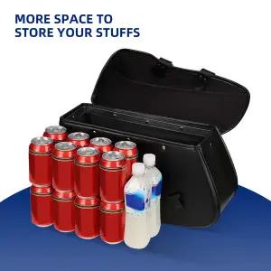 스포츠 바이크 오토바이 새들백 범용 방수 합성 가죽 사이드 새들 러기지 백 스포츠스터 혼다 섀도우 야마