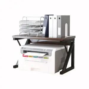 프린터 선반 브래킷 정리대 데스크탑 캐비닛 스탠드 책상 I빔 와일드 오크