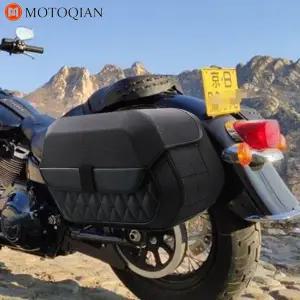 스포츠 바이크 오토바이 할리 소프테일 팻 보이 - 사이드 러기지 백 PE 새들백 방수 패니어 19.5L 운반 상