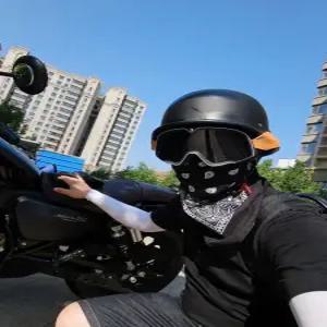 반모 헬멧 큰 오토바이  바이크 블랙 대형 큰머리 큰사이즈 미러