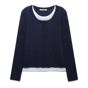 [롯데백화점]나이스클랍 컬러블럭 레이어드 니트 탑 (N261PWK215)