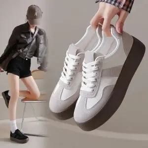 남여공용 커플 키높이 통굽 독일군 스니커즈 운동화 단화