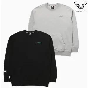 [매장정품] 다이나핏 세미오버핏으로 편안한 착용감과 간절기 활용도를 높인 남녀공용 봄 맨투맨 티셔츠 YU