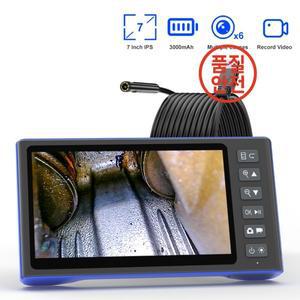7'' IPS 스크린 내시경 분리형 디자인 다중 렌즈 HD1080P 파이핑 자동차용 산업용 검사 카메라