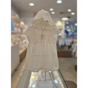 아가방 세이브존03 아가방 로지 왕관 자카드 반팔 우주복(모자) AQ01S327551A