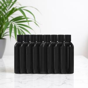 6개 리필용 여행용 250ML 용기 프레스 선스크린용 블랙 샴푸 뚜껑 로션 휴대용