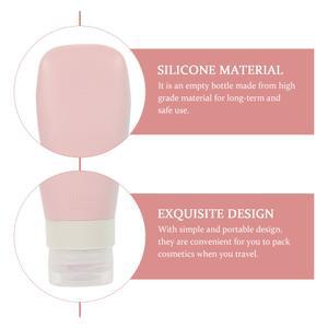 1세트 실리콘 소형 포장 가능한 디스펜서 누수 샴푸 로션 휴대용 방지 여행용 리필