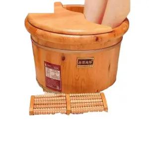 원목편백나무족욕기 욕조 발욕조 족욕통 발마사지 족탕기 히노끼 발건강 습식 족욕 사우나
