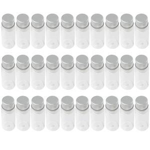 30PCS 투명한 디스펜싱 플라스틱 세트 뚜껑 샴푸 로션용 컨디셔너 여행용 안전 경량