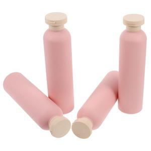 4PCS 리필 가능 여행용 스퀴즈 PE 워시용 플라스틱 바디 샴푸병 용기 방지 로션 누출