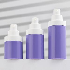 3PCS 50ML 에어리스 진공 여행용 펌프 재충전용 로션 파운데이션 모이스처라이저 용기 스킨케어용 디스펜서