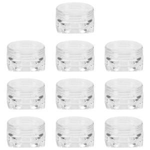 10 작은 용기 뚜껑 세트 모이스처라이저 스킨케어 여행용 로션