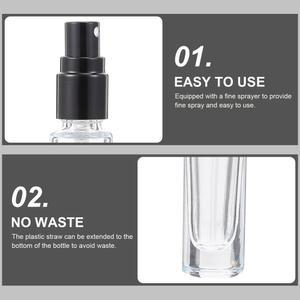 3PCS 유리 스프레이 다양한 디스펜서 세트 여행용 가능 휴대용 리필 색상 향수