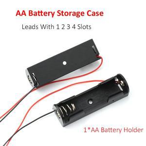 호환상품 5개 AA 배터리 홀더 케이스 박스 1/2/3/4 슬롯 포트 14500 보관함 정리함 DIY(리드 시리즈 연결
