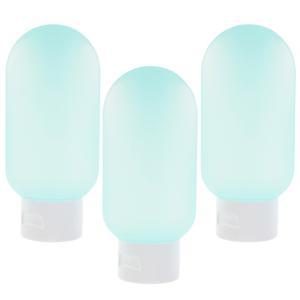 3PCS 여행용 사이즈 60ML 방지 로션 누출 가능 리필 컨디셔너 압착식 샴푸 세면용품