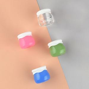 8PCS 휴대용 밀폐형 메이크업 용기 누출 스크럽 클리어 로션 작은 여행용 라운드 샘플 항아리 방지