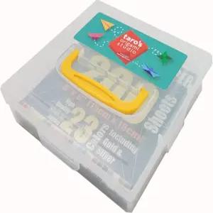 [타로의 종이접기 스튜디오] 표준 6인치(15cm) 보관 용기와 카미 종이 200매 (일본산)