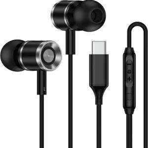 삼성 갤럭시 S26 울트라 25 플러스 S24 S23 FE A17 A16 USBC 이어폰 유선 이어버드 타입 C 헤드폰 헤드셋