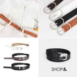 [NS홈쇼핑][샵앤] [무료배송] 국산 여성 활용갑 코디만능 데일리 벨트 3종 균일가..