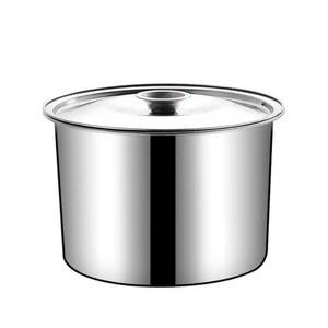 뚜껑이 있는 스테인레스 스틸 그릇 세면대 소스 접시 금속 서빙 컨테이너가