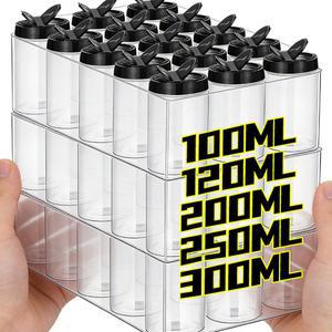 투명한 향신료병 소금 플라스틱 가정용 가루 양념통 보관 용기 바베큐 조미료통 주방