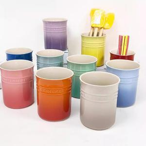 조리대 도자기 주방기구 홀더 포크 세라믹 용기 보관 주최자 도구 숟가락 요리