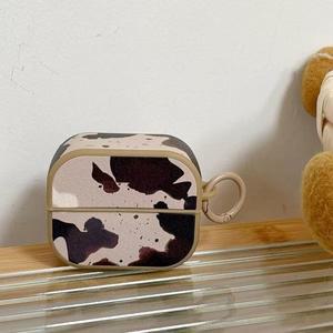 호환 갤럭시 호환 버즈3 FE 3 프로용 블랙 화이트 장미꽃 이어폰 케이스 가죽 커버 충격 방지 후크 포함